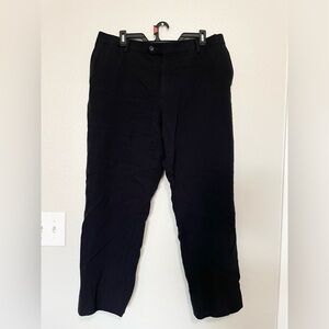 Joseph & Feiss Black Wool Dress Pants Size 36 Minor Flaws